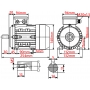 SILNIK ELEKTRYCZNY 0,75kW 230/400V 2820 OBR 3FAZOWY